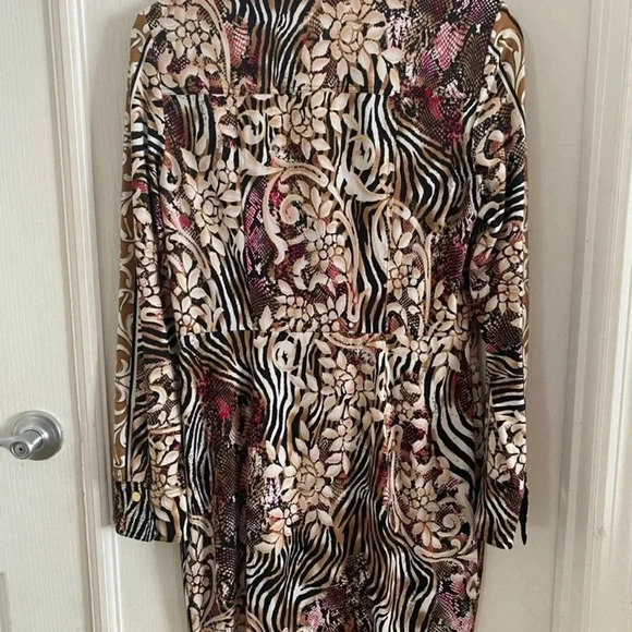 Cache Womens Button Down long Sleeve Dress - Picture 6 of 6